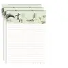 Papel de Carta Vertical Mg Mañana Línea Simple Doble para Estudiantes, Blanco 16K Engrosado Beige Cuadrícula Protección Ocular Línea Vertical Apyke26