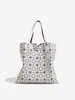 Bolso de primavera-verano nuevo para mujer estilo coreano y japonés, moderno, simple, de alta gama, patrón de rombos geométricos, versátil, bolso de hombro de gran capacidad