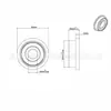 Rolamento de flange F634ZZ recomendado 4*16*5mm rolamento de esferas miniatura baixo ruído rolamento de esferas de sulco profundo