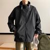 Roupa de proteção solar 2024 Verão novo masculino e feminino igual 40D nylon micro Zou tecido UPF50 + com capuz roupa de proteção solar fina