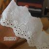 Hilo de algodón de alta calidad, bordado de flores, encaje, borde de algodón puro, costura de ropa DIY, ropa en capas, faldas, accesorios de costura