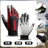 Guantes de Ciclismo para Hombres y Mujeres, Frisbee Deportivo, Dedos Completos de Gamuza, Antideslizantes, Resistentes al Desgaste, Transpirables, Protección Solar, Diseño Original para Bicicleta de Carretera