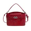 Bolso Princesa Diana Bordado de Moda Transfronterizo, Bolso Cuadrado Pequeño Versátil, Bolso de Mano de Bufanda de Seda a la Moda, Bolso de Hombro Cruzado de Alta Gama para Mujer