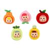 Accesorios de pegamento en crema para carcasa de teléfono móvil, hechos a mano, material de bricolaje, lindas pinzas para el cabello con dibujos de frutas, accesorios para el cabello, accesorios de resina