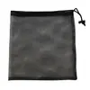 Bolsa de Malla con Cordón de un Solo Lado de Poliéster, Bolsa de Malla con Cordón, Bolsa de Malla para Guardar Pelotas de Tenis de Mesa y Golf, Bolsa de Embalaje Deportivo