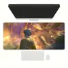 Mouse Pad de Jogo de E-Sports Bidimensional de Personagem de Anime Grande de Alta Qualidade Espessado e Resistente a Manchas Teclado de Computador Pad de Mesa