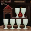 Copa de Vino Pequeña, Copa de Vino de Cerámica, Copa de Vino, Copa para Vino Blanco y Licores, Copa de Vino, Envío Gratis Individual, Juego de Copas de Vino Blanco, Venta al por Mayor por Fabricante