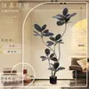 Planta Artificial Verde Black Diamond con un Toque de Lujo para Decoración de Sala de Estar, Planta de Interior Grande en Maceta, Árbol Falso, Planta Biomimética