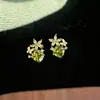 Brincos de borla com flores coloridas super etéreos, brincos stud e argolas doces de nicho de alta qualidade, brincos exagerados estilo férias