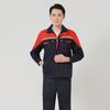 Roupa de Trabalho com Manga Longa e Faixa Refletora para Primavera e Outono Terno Masculino para Ferramentas Local de Construção da Ferrovia da China Fábrica de Roupas de Trabalho Roupa de Proteção do Trabalho
