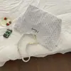 Shuai Mijia 2026 Verão Nova Bolsa de Ombro Dupla Face Estilo Coreano com Bolinhas Bolsa Sacola de Cordão Grande Capacidade Bolsa de Tecido para o Dia a Dia