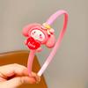 Tiara Infantil para Meninas, Acessório de Cabelo Cartoon Kuromi, Tiara de Coroa Alta Antiderrapante com Dentes