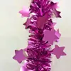 Suministros de decoración navideña rayas de lana decoración de árbol de Navidad rayas de colores rayas de lana Guirnalda de Navidad celebración de disfraces rayas de colores