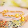 Accesorios de oro vietnamitas de larga data para manualidades, hebilla de cierre de carácter auspicioso, hebilla de cola, hebilla de conexión, pulsera, collar, con cuentas