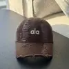 Boné de Baseball Estilo Vintage com Bordado de Letra, Boné de Baseball Versátil Lavado com Parte Superior Macia para Mulheres Que Fazem o Rosto Parecer Menor