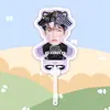 Zhou Keyu Placa de Sinalização de Fã com Cabeça Grande em Forma de Leque Fã de Concerto Mercadoria Estilo Igual do Tiktok