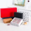 2/4/6/8 Caja de Regalo Transparente Engrosada Esmerilada para Pastel de Luna de Mediados de Otoño Caja de Empaque Crujiente de Yema de Huevo con Bolso