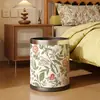Papelero Retro Francés M^ para Sala de Estar, Dormitorio, Dormitorio Estudiantil, Cocina, Baño del Hogar, Gran Capacidad, Papel de Alto Valor