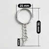 Llavero con Anillo de Llave de Ojo de Oveja, Cadena de Llavero con Uña de Cuerno de Oveja, Accesorios para Llavero, Cadena de Cuentas, Colgante de Cuentas