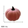 Calabazas de Flocado Simuladas Calabazas de Flocado Coloridas Accesorios para Posar Colgantes de Árbol para Exteriores Calabazas Decorativas de Halloween