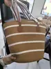 Bolsa de Palha Tecida de Verão para Mulheres, Bolsa de Palha Grande Capacidade, Bolsa de Mão Casual da Moda