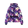 Transfronterizo Aliexpress Estilo Europeo y Americano Popular 2024 Nueva Ropa de Mujer Zr Color de Punto Traje de Esquí de Algodón