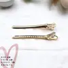 Pinza Metálica para el Cabello para Mujer, Linda Pinza Lateral para Cabello Largo, Pinza Grande que No Marca para Fijar el Flequillo, Estilo Coreano Versátil para Estudiantes