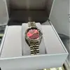 Venta al por mayor Dropshipping Reloj Vivian Reloj Reina Madre Reloj Azul Hielo Triturado para Mujer Reloj Morado Fruta del Dragón Blanco Luz de Luna