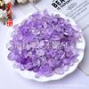 Grava de Amatista Natural Cristal Lavanda Piedra de Desmagnetización Cristal Morado Claro Adornos de Piedra Original
