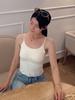 Verano Nuevo Seda de Hielo Sin Costuras Hermoso Espalda Tirantes Chaleco Cinturón Almohadilla para el Pecho Copa de Una Pieza Fija para Mujer Envoltura de Pecho Ropa Base Combinable