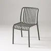 Cadeira de plástico com encosto cadeira de jantar simples moderna cadeira de lazer para exterior cadeira de negociação por atacado cadeira de jantar