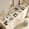 Alfombrilla para Mesa de Aparador de Cuero Beige, Gabinete de TV, Gabinete de Entrada, Alfombrilla para Encimera de Zapatero, Impermeable Sin Lavado, Resistente al Aceite, Resistente a la Suciedad