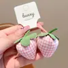 Gomas para el Pelo y Diademas de Fresa para Niñas, Nuevo Estilo Primavera 2026, Lindos y Dulces para Niñas Pequeñas, Alta Elasticidad, Suaves con el Cabello