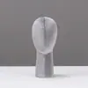 Cabeza de Maniquí Sombrero Peluca Cabeza de Maniquí Soporte para Joyería Exhibidor de Sombreros y Bufandas Accesorios de Exhibición Cabeza de Maniquí Femenina