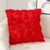 Funda de Almohada Navideña Transfronteriza, Almohada de Árbol de Navidad de Terciopelo Pv, Cojín para Sofá de Decoración Festiva, Cojín con Bordado de Estrella