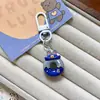 Chaveiro Cartoon Zootopia Judy Nick Bolsa de Menina Pingente Doce Donut Presente para Melhor Amigo Casal
