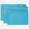 Tapete de Trabalho para Reparo de Celular e Computador Multifuncional Magnético Pistola de Ar Quente Estação de Solda Soldagem Almofada de Isolamento Almofada de Silicone Tapete de Mesa