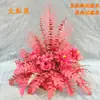 Flores Grandes de Chão para Casamento Flores de Seda Flores Decorativas Flores para Palco T Corredor Flores Penduradas Flores de Casamento Fundo de Flores
