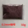 Polvo de Brillo, Escamas de Brillo, Polvo Perlado, Polvo Dorado, Polvo Plateado, Resina de Cristal, Arte para Uñas, Puntas de Uñas de Colores, Cuero, 50 Gramos