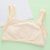 Roupa Íntima de Algodão para Corrida Externa Simples para Meninas em Desenvolvimento do Ensino Fundamental Menina Sutiã Fino Anticolisão Colete para Menina