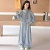 Conjunto Outono Meninas Médias/Grandes Roupas Infantis Meninas Crianças Jaqueta Moletom Gola Alta Blusa Calça Esportiva Casual Conjunto de Duas Peças