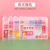 Bolsa de Archivo con Cremallera Creativa A4 Gran Capacidad Especial para Exámenes Estudiantiles Bolsa de Papelería Bolsa para Documentos de Plástico Translúcido