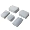 Set de Seis Bolsas de Almacenamiento Sencillas para Viaje, Bolsas Impermeables de Compresión para Ropa, Bolsas Organizadoras para Empacar Equipaje, Directo de Fábrica