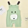 Mameluco de Bebé Súper Lindo, Estilo Delgado de Hombro Ancho sin Mangas de Verano, Mameluco Unisex para Bebé, Ropa para Recién Nacidos, Algodón Puro