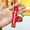 Nuevo Llavero Femenino Lindo Muñeco de Nieve Anciano Muñeca Colgante para Mochila Escolar Masculina Pareja Fábrica Colgante de Árbol de Navidad Dibujos Animados