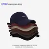 Boné de Baseball Novo Estilo Coreano para Primavera e Verão para Mulheres com Letras Bordadas, Circunferência da Cabeça Grande, Boné Versátil Casual para Uso ao Ar Livre para Homens