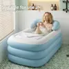 Bañera Inflable al por Mayor Bañera de Asiento de Cuerpo Completo para Adultos Bañera Espesa para Niños Uso en Interiores y Exteriores con Tapa