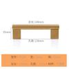 Manijas Cuadradas Extensibles de Acero Inoxidable Transfronterizas para Puertas de Gabinete, Manijas Cuadradas de Lujo Ligero para Cajones de Gabinete de Cocina y Armarios al por Mayor
