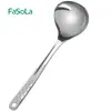 Colher de Sopa Fasola Doméstica Grande Colher de Sopa de Aço Inoxidável Colher para Panela Quente Utensílios de Cozinha Colher com Filtro Gadgets de Cozinha