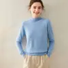 Suéter de cachemira de cuello alto para mujer, suéter clásico de moda, camisa holgada y cálida, otoño e invierno, nuevo